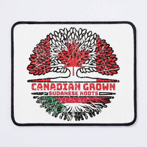 Item preview, Sudan Sudanese Canadian Canada Tree Roots Flag designed and sold by FlagX.