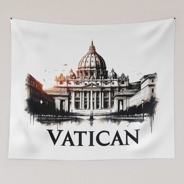 Item preview, Vatican City Travel Vintage designed and sold by TomFrontierArt.