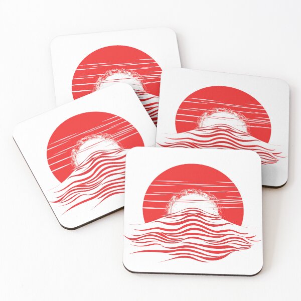 Item preview, Waves and Sun Japanese Inspired Graphic designed and sold by Mephisto696.