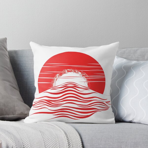 Item preview, Waves and Sun Japanese Inspired Graphic designed and sold by Mephisto696.