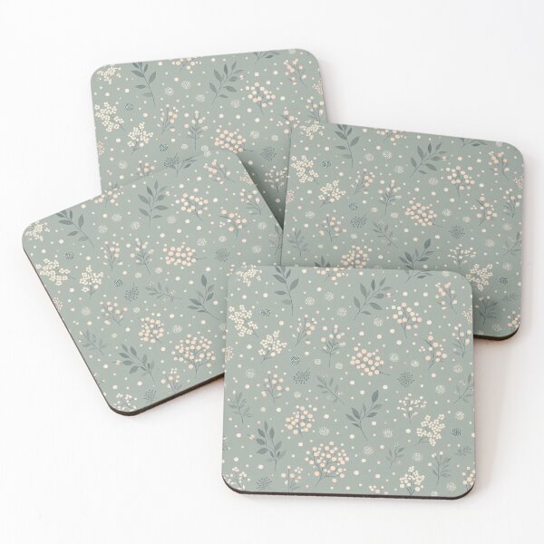 Item preview, Misty Evergreen Blooms designed and sold by LyssasMindArt.
