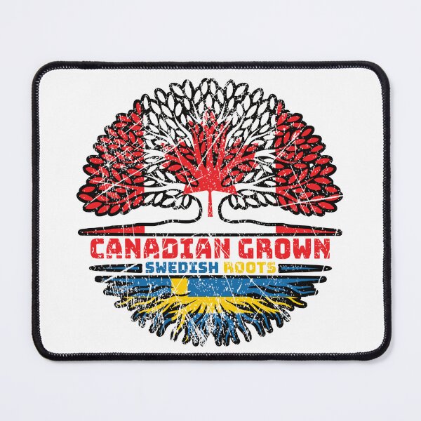 Item preview, Sweden Swedish Canadian Canada Tree Roots Flag designed and sold by FlagX.