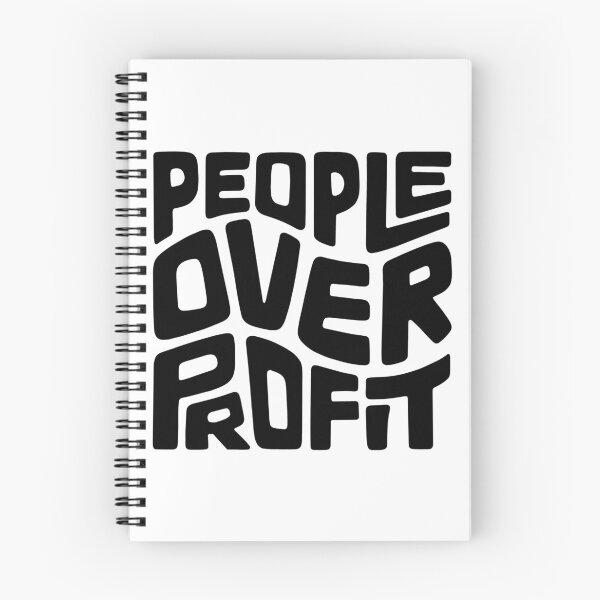 Item preview, People Over Profit Word Art designed and sold by Unhinged Heather.