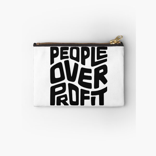 Item preview, People Over Profit Word Art designed and sold by Unhinged Heather.