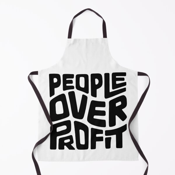 Item preview, People Over Profit Word Art designed and sold by Unhinged Heather.