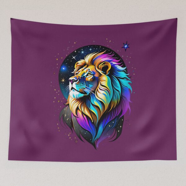 Item preview, Majestic Celestial Lion designed and sold by TheArtOfPat.