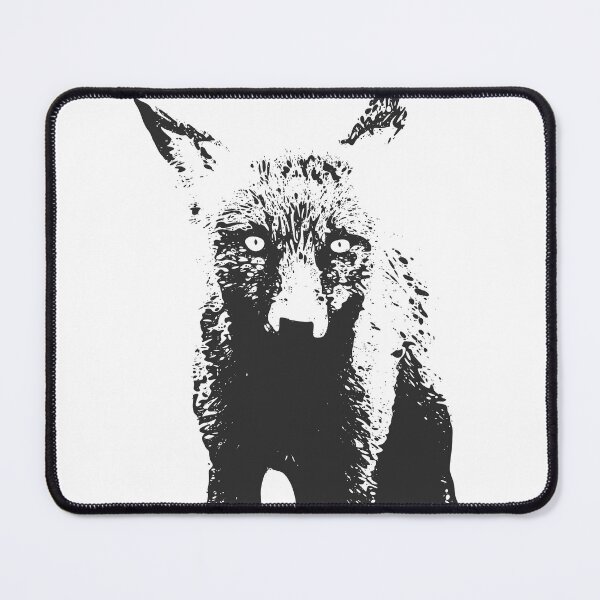 Item preview, Fox Photo Illustration B&W designed and sold by JeanGuyPrince.