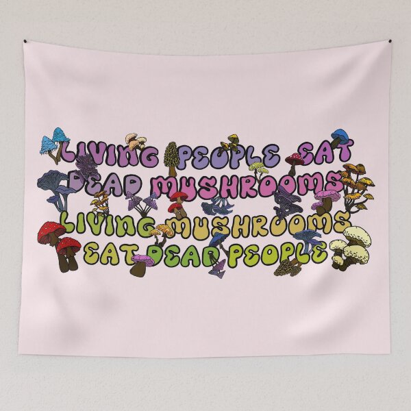Item preview, Gothic Mushroom Quote designed and sold by ArtbyDLP.