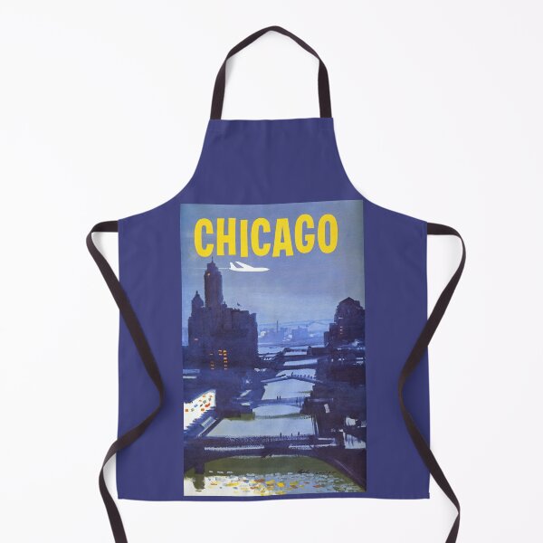 Artikelvorschau, Chicago Reisewerbung 1950er Jahre Austin Briggs entworfen und verkauft von RocketshipRetro.