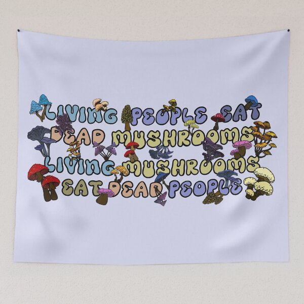 Item preview, Morbid Mushroom Quote designed and sold by ArtbyDLP.