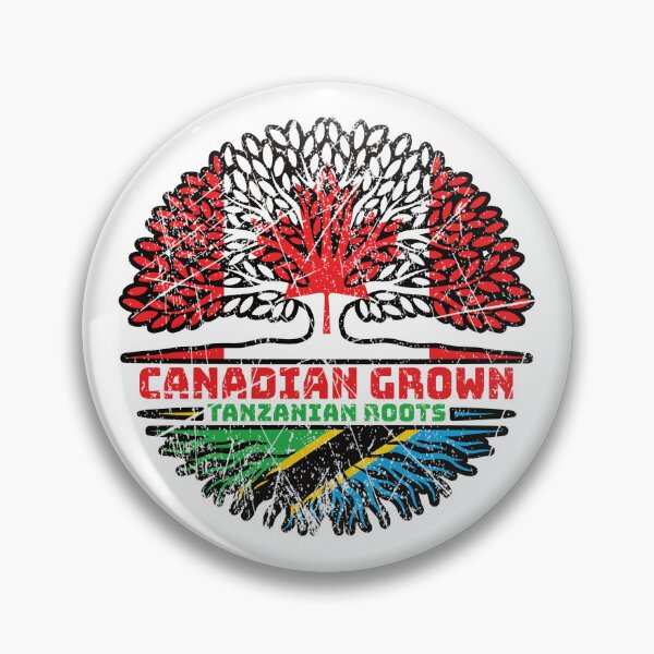 Item preview, Tanzania Tanzanian Canadian Canada Tree Roots Flag designed and sold by FlagX.