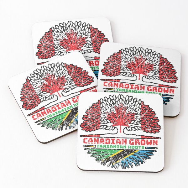 Item preview, Tanzania Tanzanian Canadian Canada Tree Roots Flag designed and sold by FlagX.