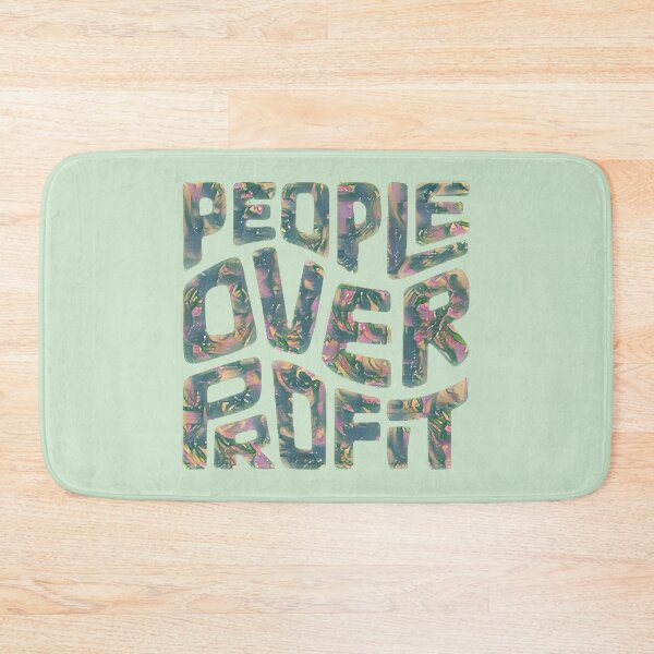 Item preview, People Over Profit Word Art designed and sold by Unhinged Heather.