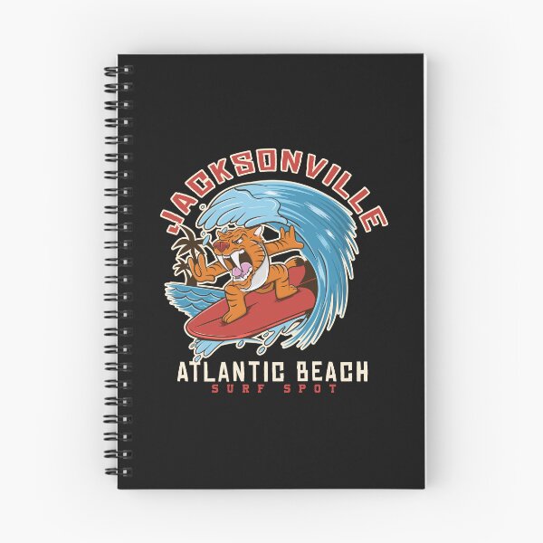 Item preview, Jacksonville Beach Adventure : Atlantic Beach Tiger Surfing designed and sold by ImaginarStore.