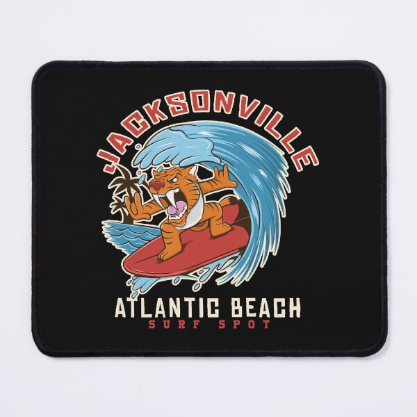 Item preview, Jacksonville Beach Adventure : Atlantic Beach Tiger Surfing designed and sold by ImaginarStore.