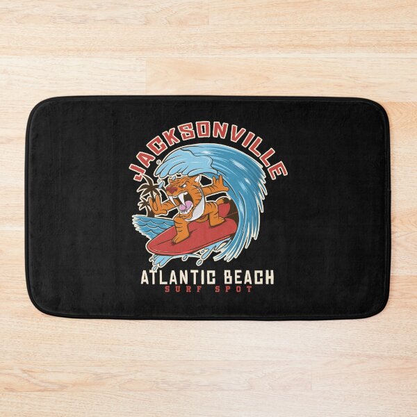 Item preview, Jacksonville Beach Adventure : Atlantic Beach Tiger Surfing designed and sold by ImaginarStore.