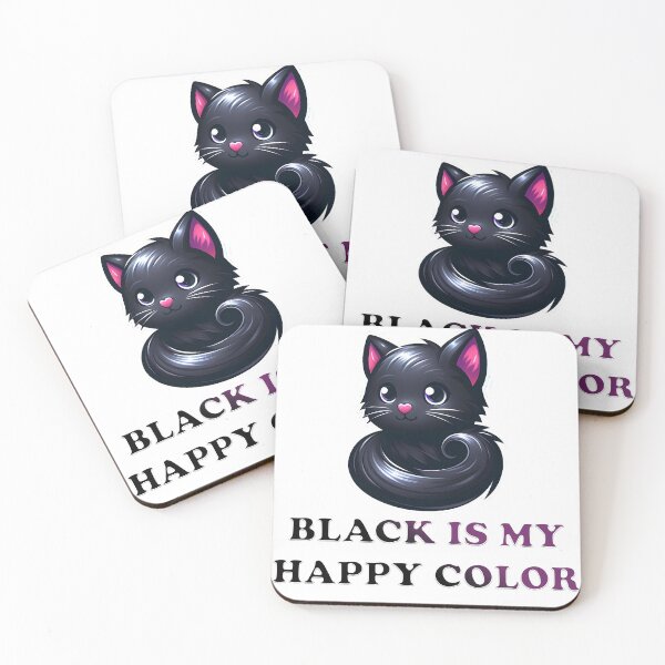 Item preview, Black is my happy color designed and sold by Hustl3AsUsu4l.
