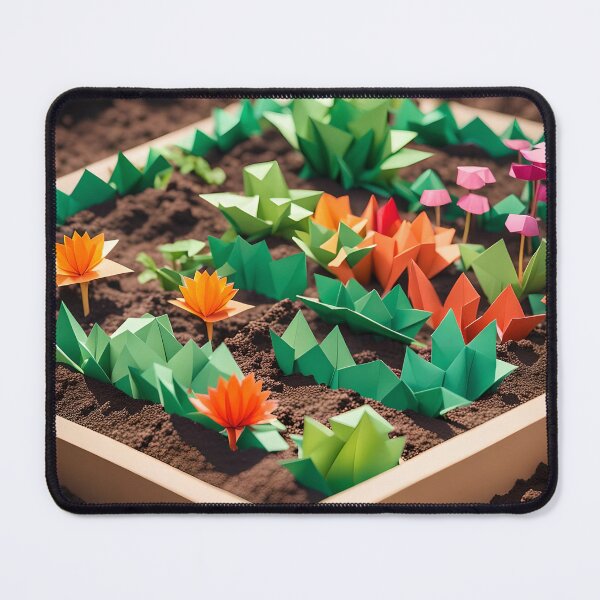 Artikelvorschau, Origami-Kunst – Gartenfülle: Das Gemüsebeet entworfen und verkauft von ArtfulFolds.