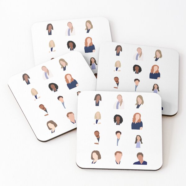 Item preview, Characters of Grey’s Anatomy designed and sold by SidderBug Designs.