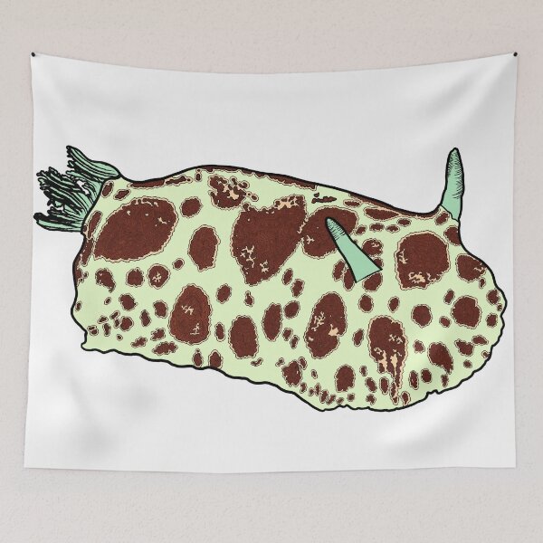 Item preview, Green and Brown Nudibranch designed and sold by ArtbyDLP.