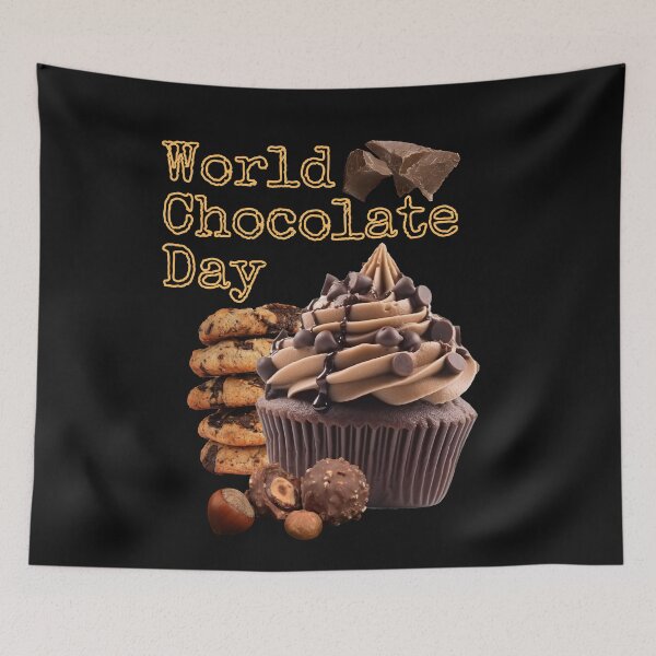 Item preview, Celebrate World Chocolate Day Colorful Design designed and sold by EarthArtDesigns.