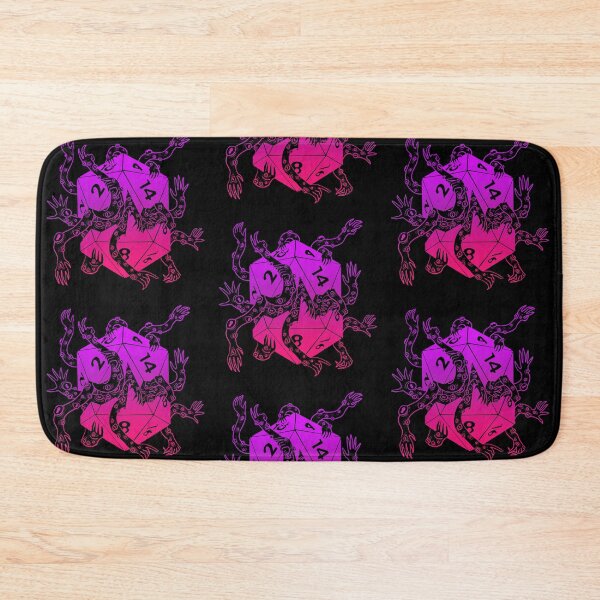 Item preview, Lovecraftian dice: Dnd great old one subclass d20 (purple dark) designed and sold by TheDoodlemancer.