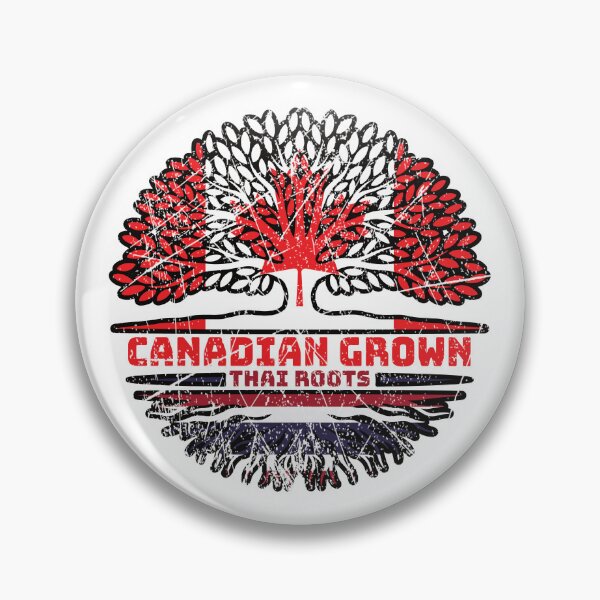 Item preview, Thailand Thai Canadian Canada Tree Roots Flag designed and sold by FlagX.