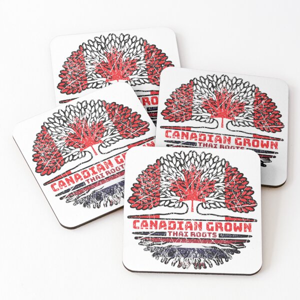 Item preview, Thailand Thai Canadian Canada Tree Roots Flag designed and sold by FlagX.