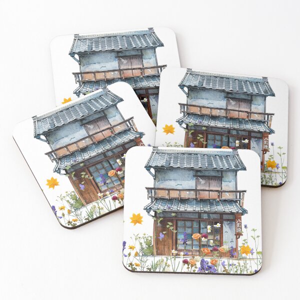 Item preview, Cityscape Beauty - Wild Flowers Watercolour Painting designed and sold by fluidwatercolor.