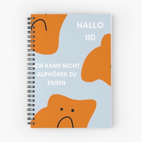 Item preview, Hallo 110, ich kann nicht aufhören zu essen | Blob Character - Clipart designed and sold by RM-Journey.
