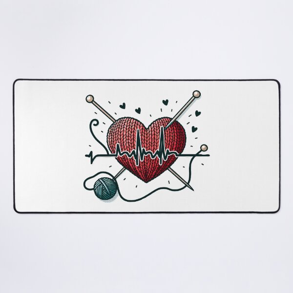 Item preview, Knitting Heartbeat Sewing Lovers designed and sold by Stick-Artistry.
