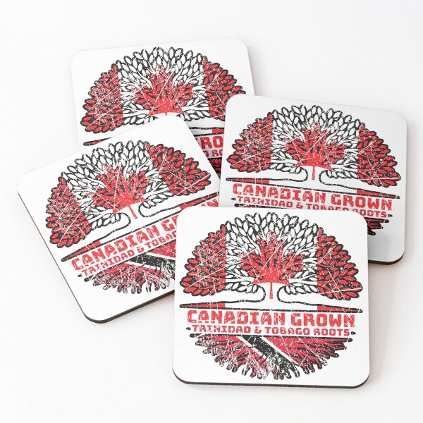 Item preview, Trinidad y Tobago Trinidad y Tobago Canadá Canadá Árbol Raíces Bandera designed and sold by FlagX.