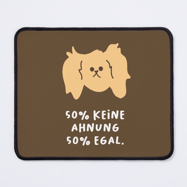 Item preview, 50% keine Ahnung, 50% egal | Cute Dog Breed Illustration | Adorable Dog Faces designed and sold by RM-Journey.