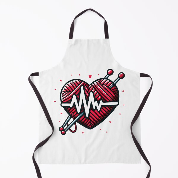 Item preview, Knitting Heartbeat Yarn Sewing Lovers designed and sold by Stick-Artistry.