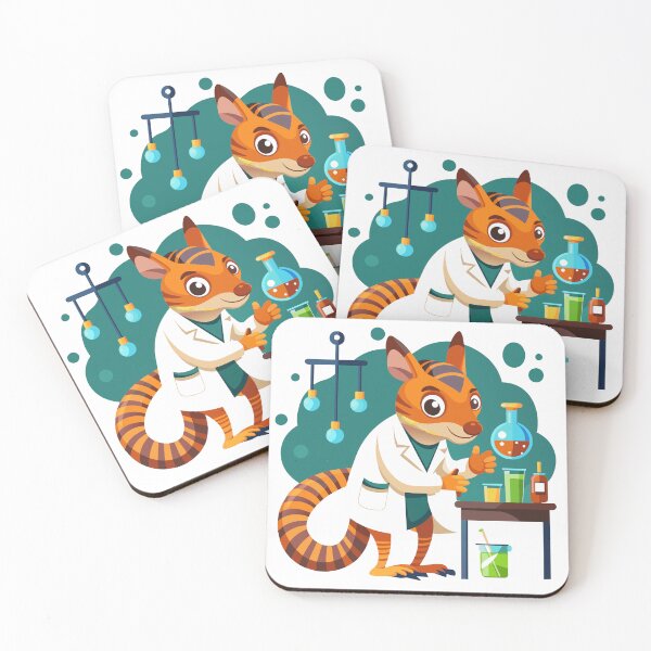 Item preview, Scientific Numbat Curiosity in a Lab Coat designed and sold by omerfdln34.