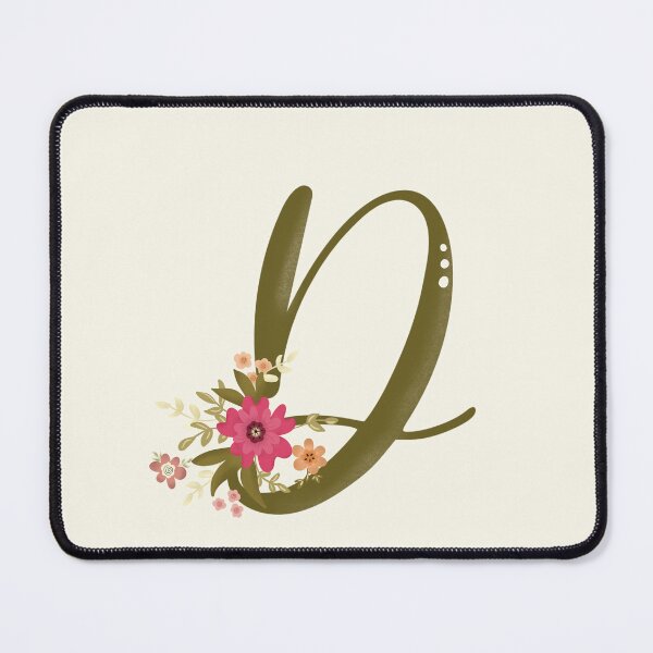 Item preview, Vintage Bouquet Floral Initial Monogram - D designed and sold by Willow & Grace Designs.