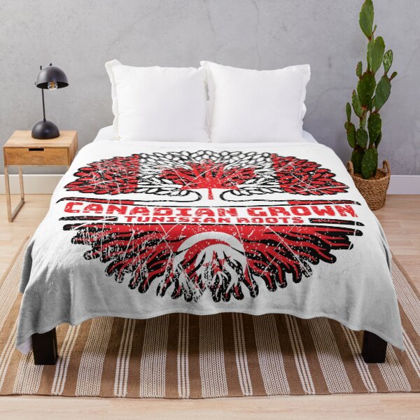 Item preview, Tunisia Tunisian Canadian Canada Tree Roots Flag designed and sold by FlagX.