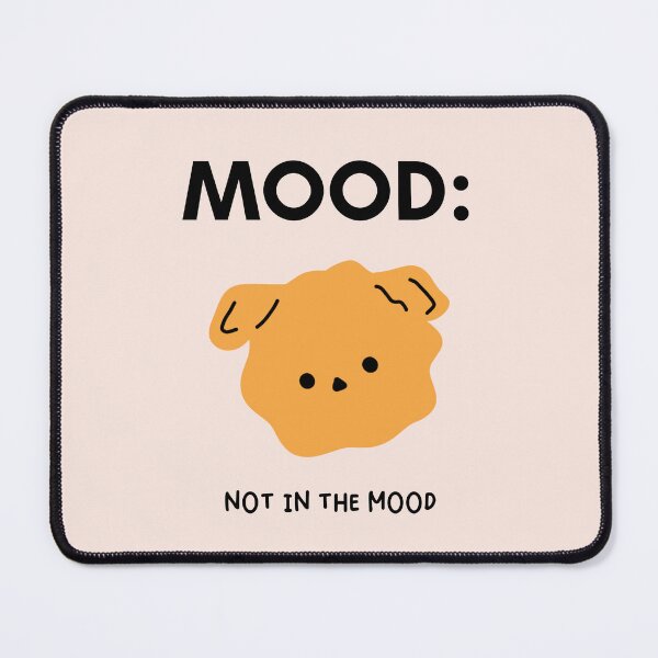 Item preview, Mood: Not in the Mood | Cute Dog Breed Illustration | Adorable Dog Faces designed and sold by RM-Journey.