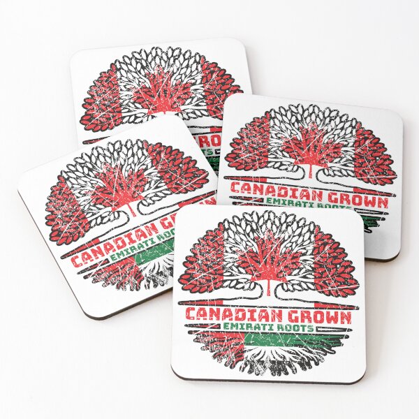 Item preview, United Arab Emirates Emirati Canadian Canada Tree Roots Flag designed and sold by FlagX.