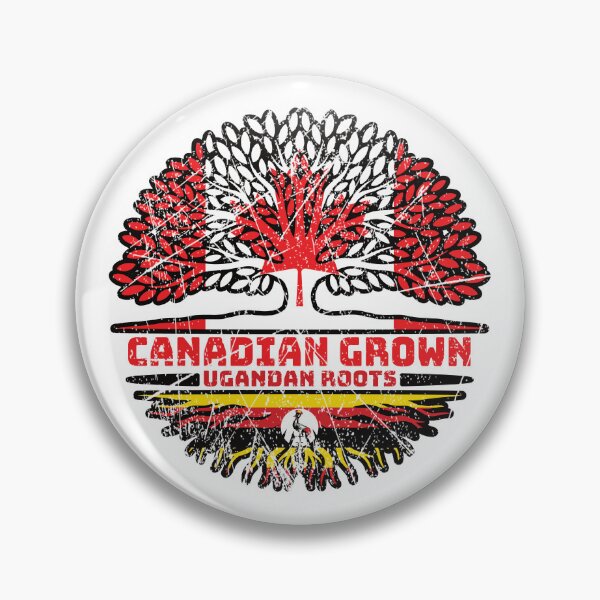 Item preview, Uganda Ugandan Canadian Canada Tree Roots Flag designed and sold by FlagX.