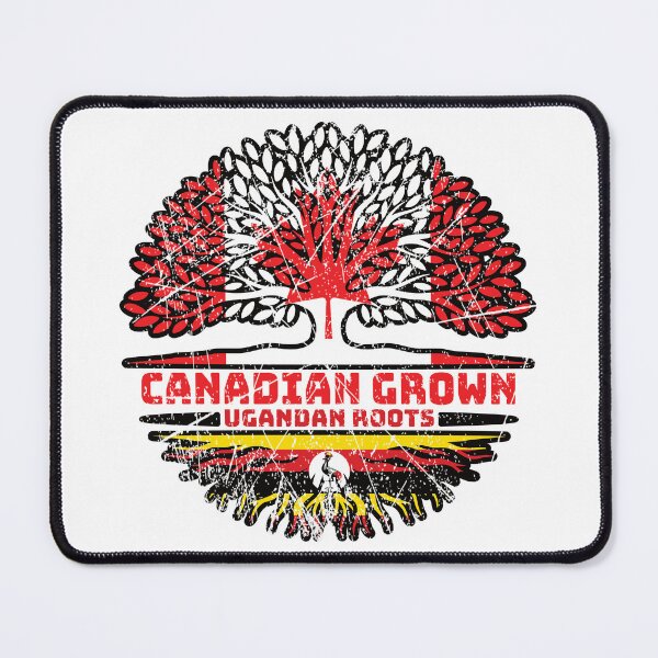 Item preview, Uganda Ugandan Canadian Canada Tree Roots Flag designed and sold by FlagX.
