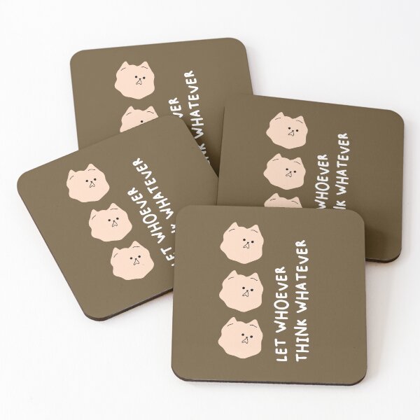 Item preview, Let Whoever Think Whatever | Cute Dog Breed Illustration | Adorable Dog Faces designed and sold by RM-Journey.