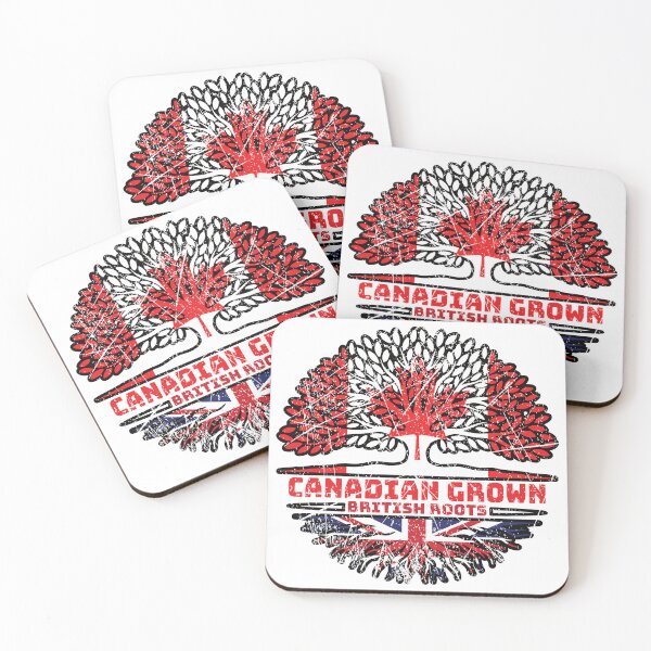 Item preview, Uk United Kingdom British Canadian Canada Tree Roots Flag designed and sold by FlagX.