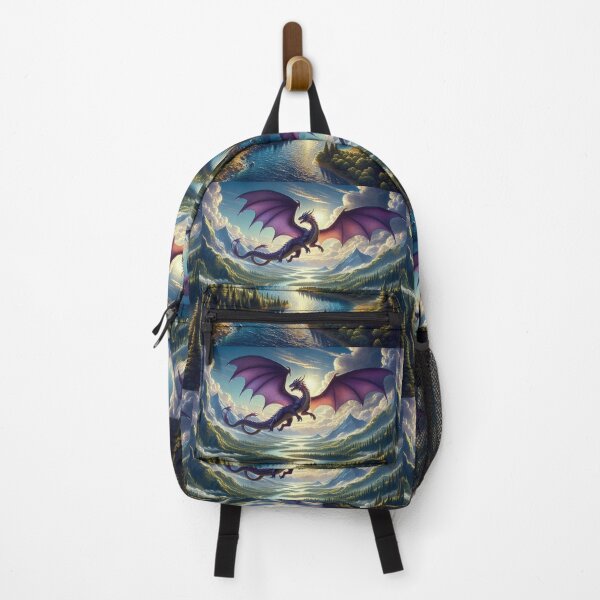 Item preview, Purple Dragon Flying On River designed and sold by deniz kaya.