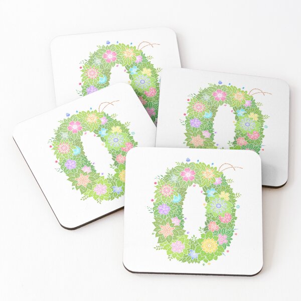 Item preview, Floral Letter "0" WeArePrettierThanFlowers designed and sold by birthflower.