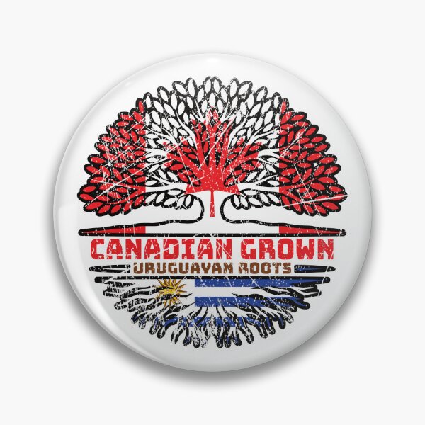 Item preview, Uruguay Uruguayan Canadian Canada Tree Roots Flag designed and sold by FlagX.