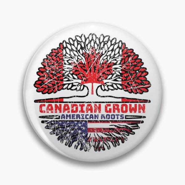 Item preview, US American USA United States Canadian Canada Tree Roots Flag designed and sold by FlagX.