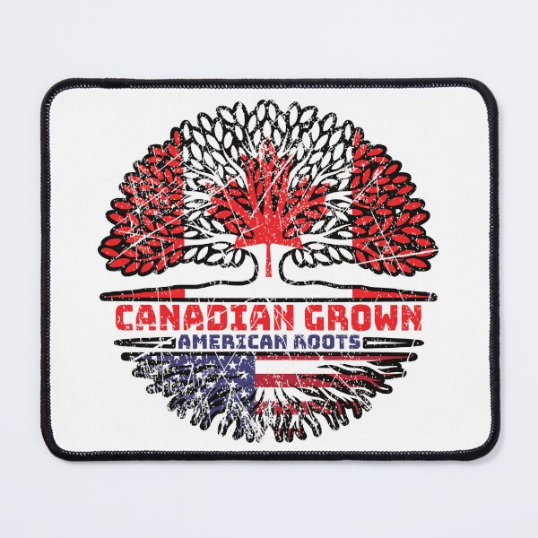 Item preview, US American USA United States Canadian Canada Tree Roots Flag designed and sold by FlagX.