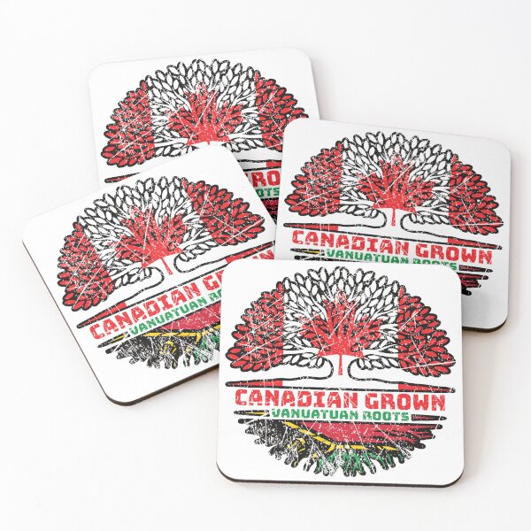 Item preview, Vanuatu Vanuatuan Vanuan Canadian Canada Tree Roots Flag designed and sold by FlagX.