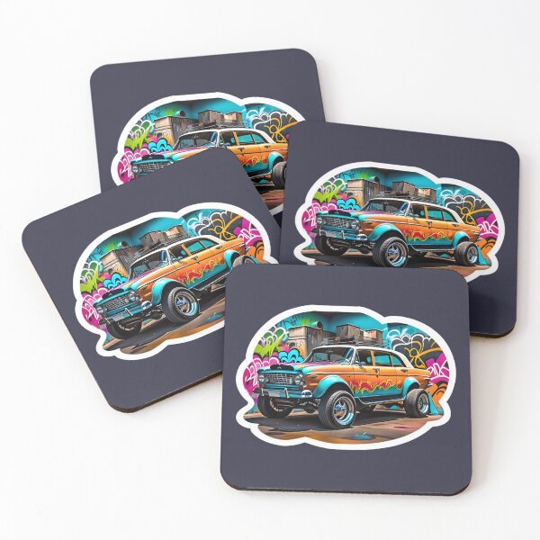 Artikelvorschau, Cool Graffiti Art Classic Vintage Car entworfen und verkauft von TheArtOfPat.